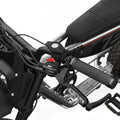 Side view of a Super73 Z Adventure Series eBike in a rugged outdoor setting, showcasing its sturdy frame, fat tires, and adventure-ready design.