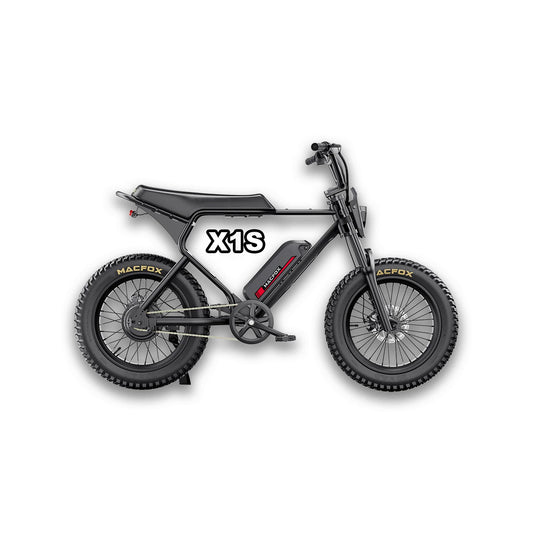 eBike Macfox X1S - Black - Ready to Ride