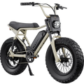 Image of the Macfox X2 Pro electric bike, featuring a sleek black frame, fat tires, front suspension, and an integrated battery.