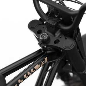 SUPER73 Z Adventure Series SE eBike in Blackout color, shown in its original box packaging