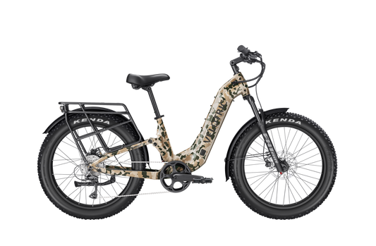 eBike Velotric Nomad 2X Step Thru Product Image Multi-Terrain Camo 2