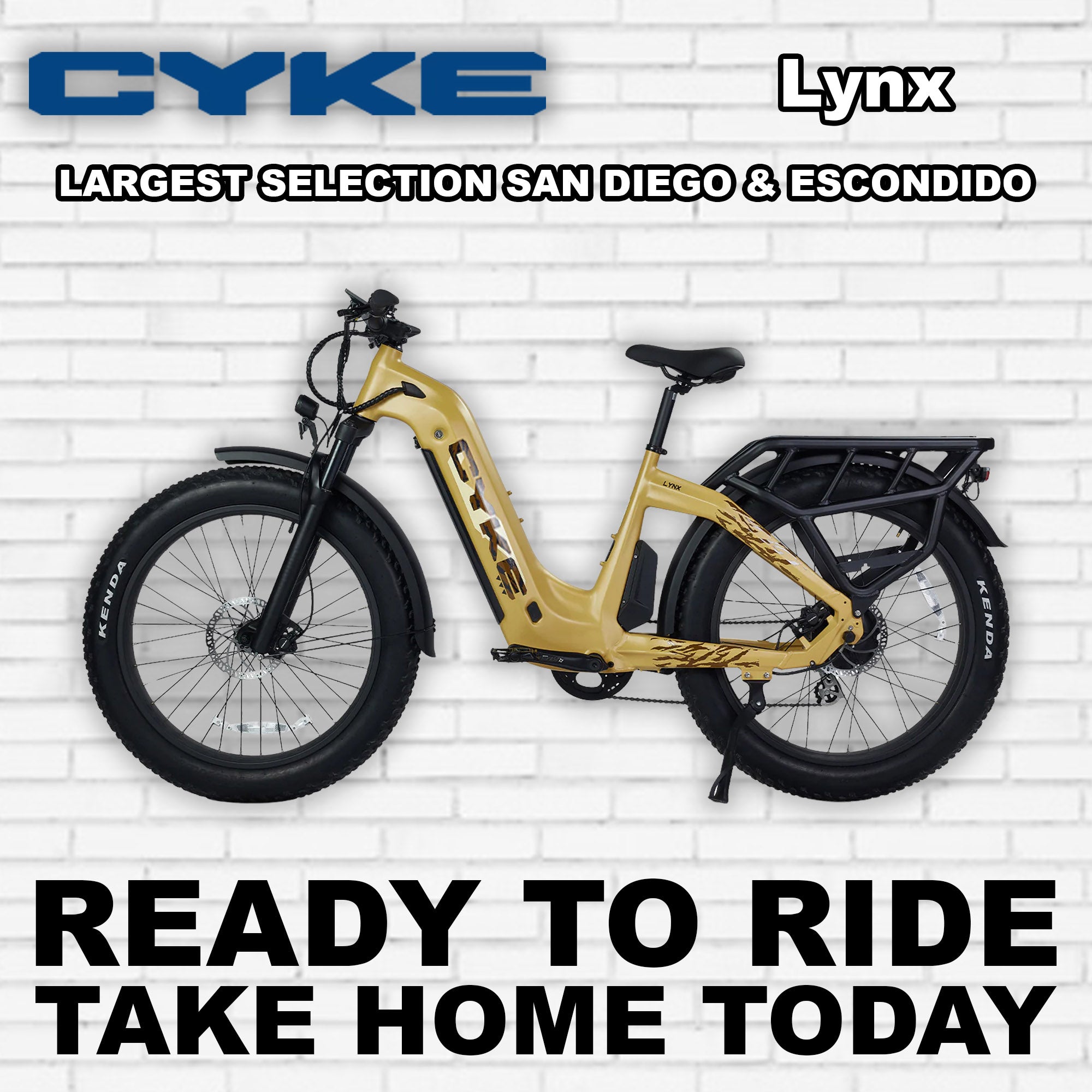 eBike Cyke Lynx Reed Yellow