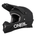 Black O'Neal 1 SRS Youth eMOTO helmet in X-Large size, side view