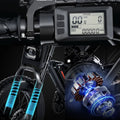 eBike Macfox X1S in black color, shown in its box with product packaging, model number 810206240090