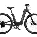 Urtopia Carbon Fusion GT eBike in Blazing Black, side view, showcasing sleek carbon frame and modern design