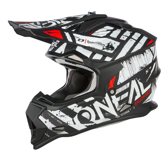 eMOTO Helmet - O'Neal 2 SRS - XL Adult - Glitch Black/White