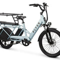 RADIO FLYER Via Pro 750w Step Thru eBike with 24x2.4 street tires, electric cargo bike, product image showing side view