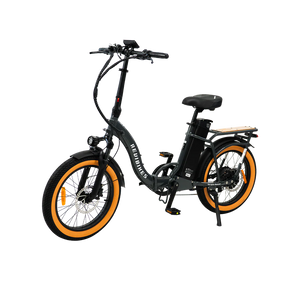 eBike Revi Rebel.2 Pro in anthracite color, side view, displayed against a plain background