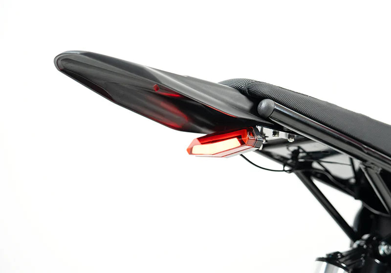 Heybike Villain electric bike in Midnight Black, side view, showcasing rugged frame and fat tires