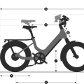A sleek black Urtopia Carbon Joy Ultra eBike displayed on a white background, showcasing its lightweight carbon frame, integrated display, and modern design.