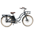 Marine blue Murf Gigi 2.0 electric bike side view against a white background
