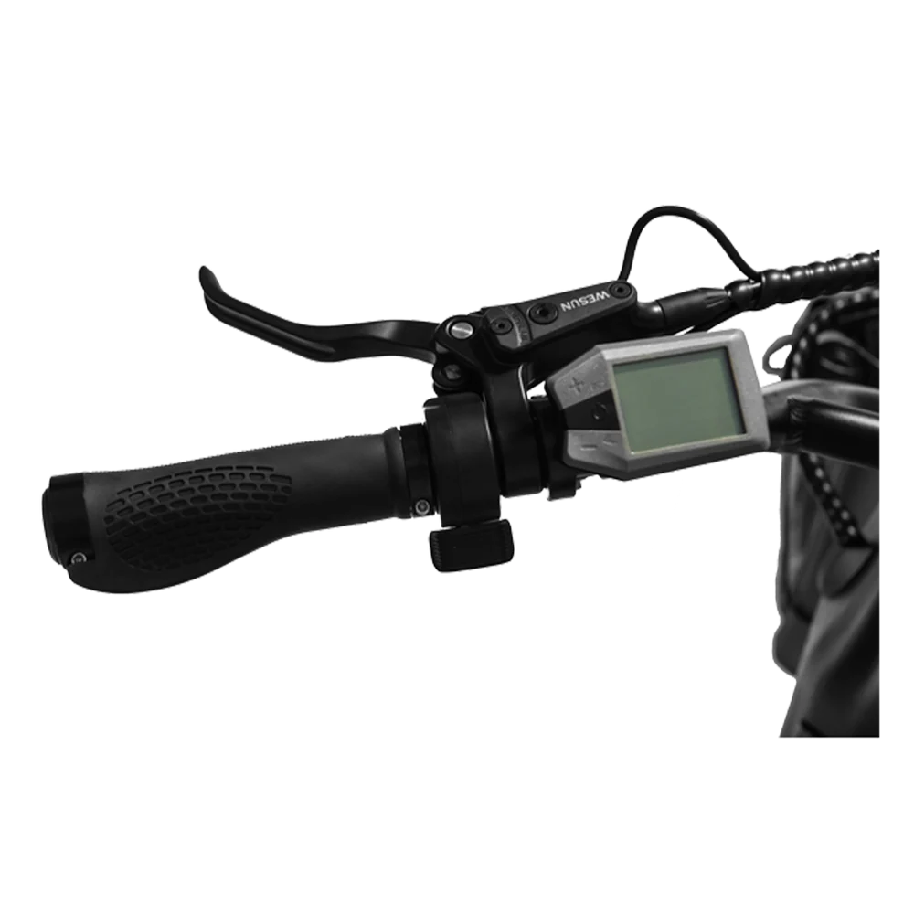 Black eBike Revi Runabout.2 electric bicycle, side view, against a white background