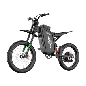 eMOTO Freego X3 electric scooter in black, side view, displayed on a white background