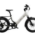 Urtopia Carbon Joy Ultra eBike in creme color, side view, showcasing lightweight carbon frame and modern design.