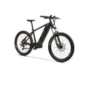 Black Kasen K2.0 Step Over eBike, side view, against a white background