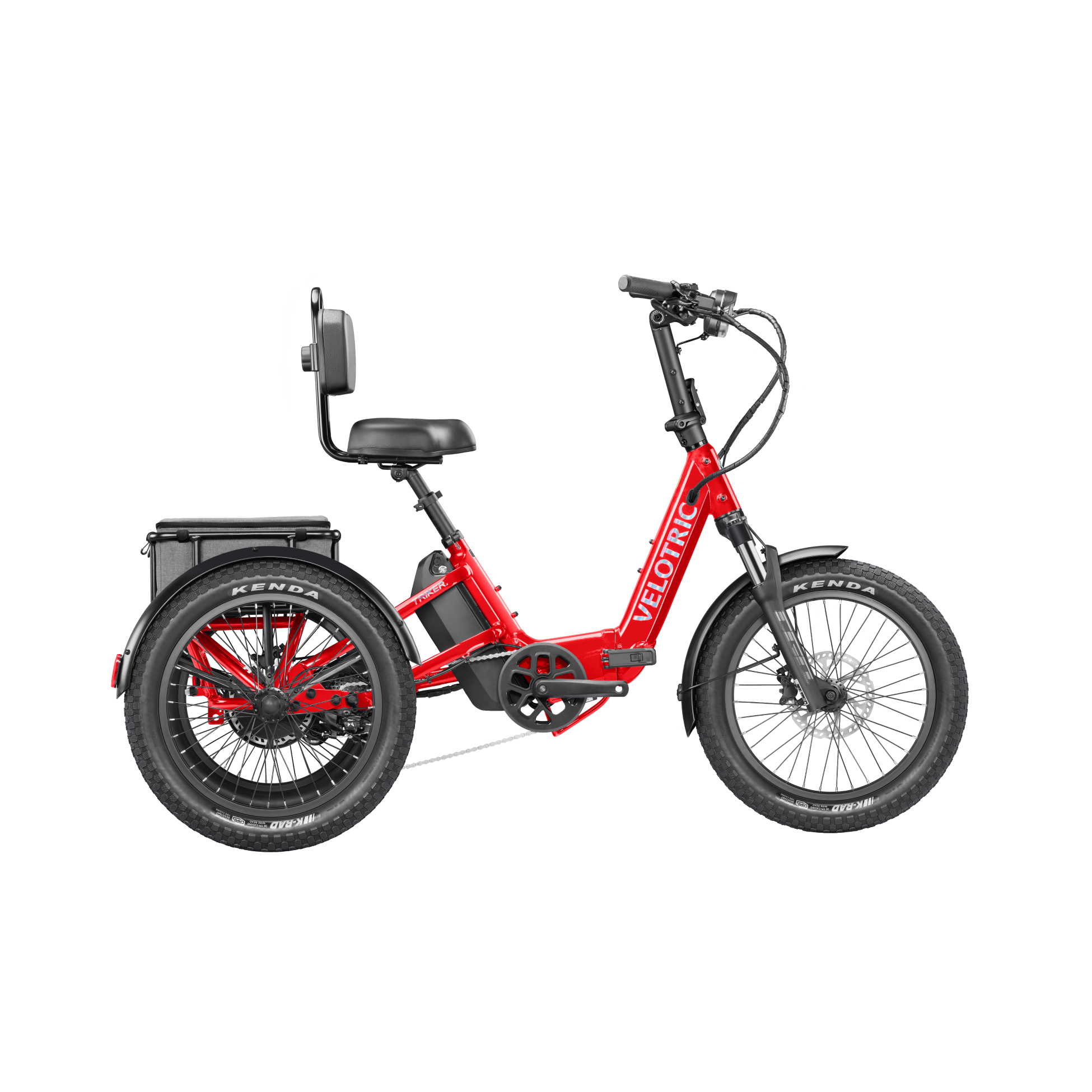 eTrike Velotric Triker Product Image Cherry Crimson 1