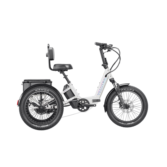 eTrike Velotric Triker Product Image Pearl White 1