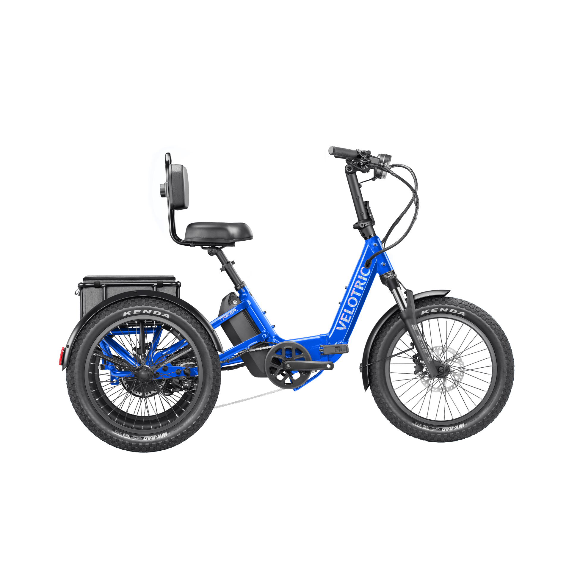 eTrike Velotric Triker Product Image Electric Blue 1