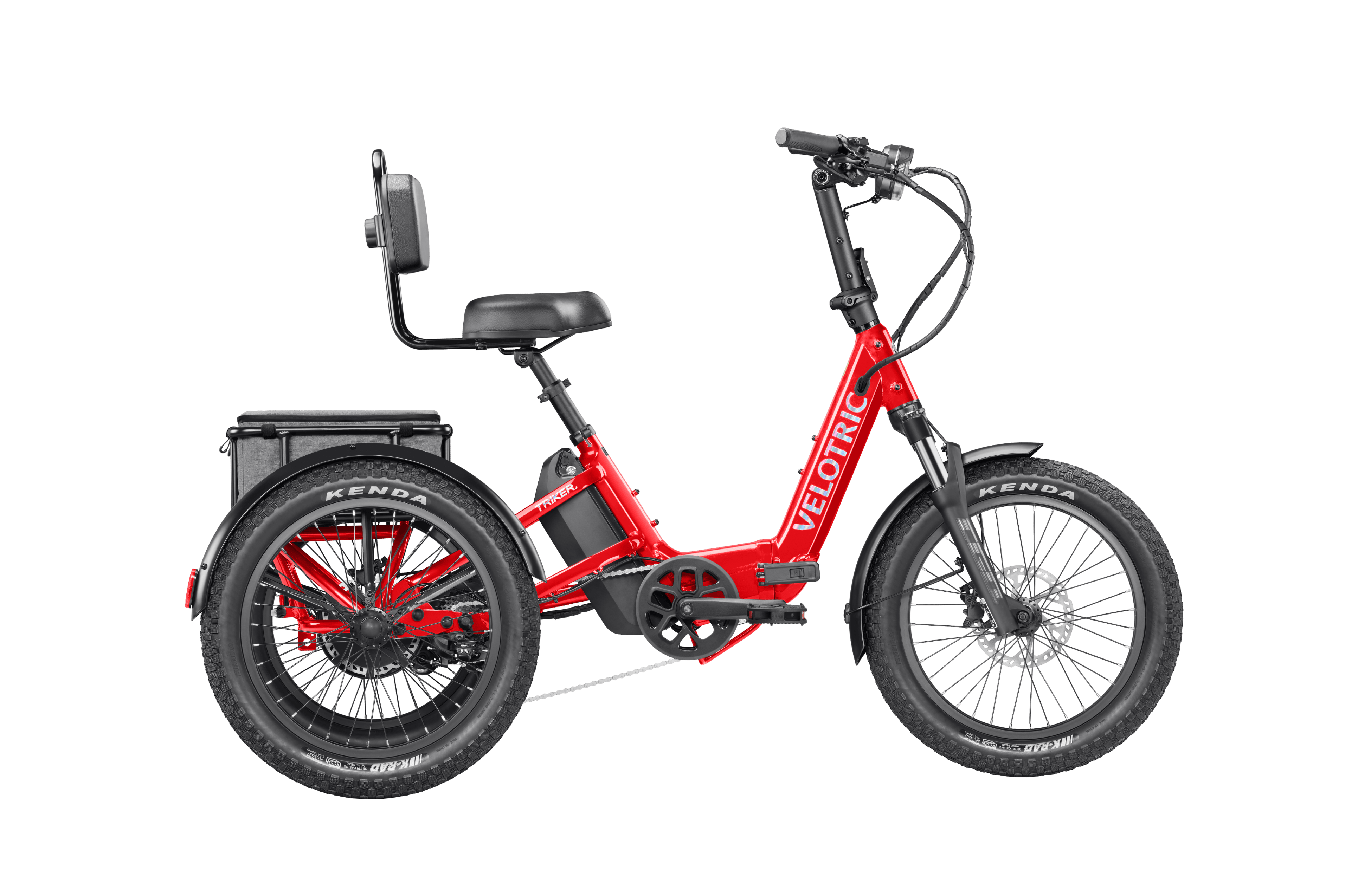eTrike Velotric Triker Product Image Cherry Crimson 2