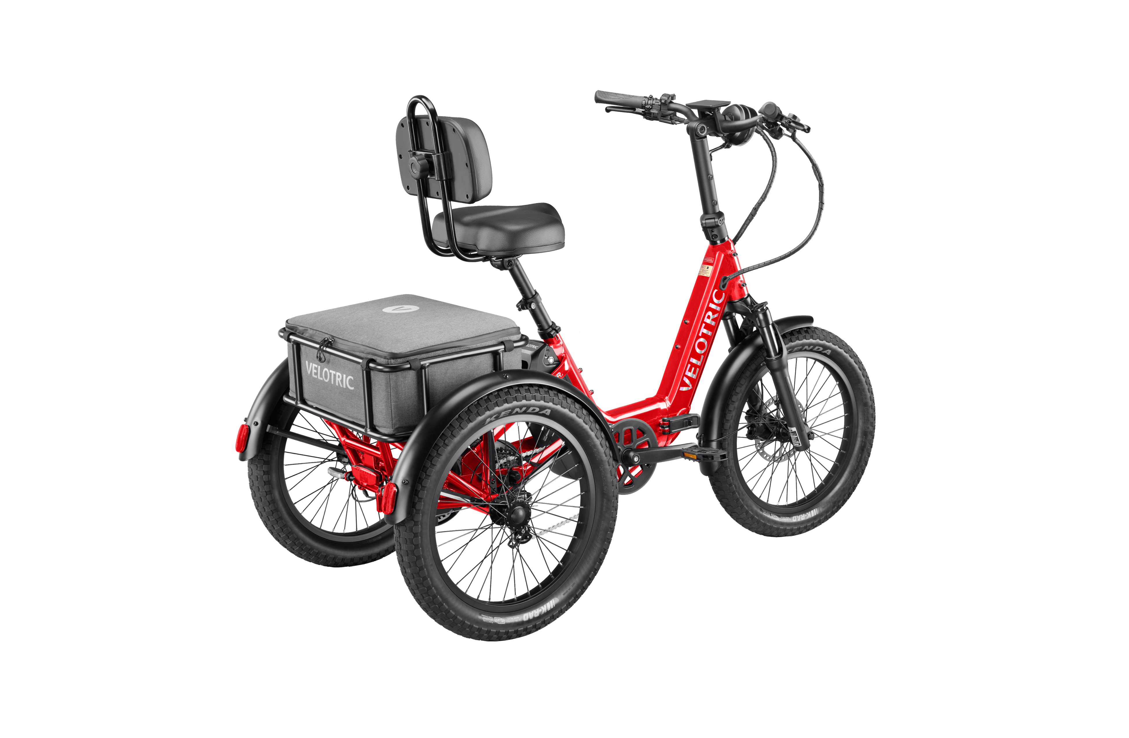 eTrike Velotric Triker Product Image Cherry Crimson 4