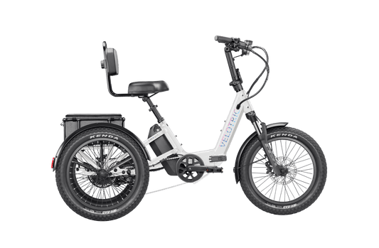 eTrike Velotric Triker Product Image Pearl White 2