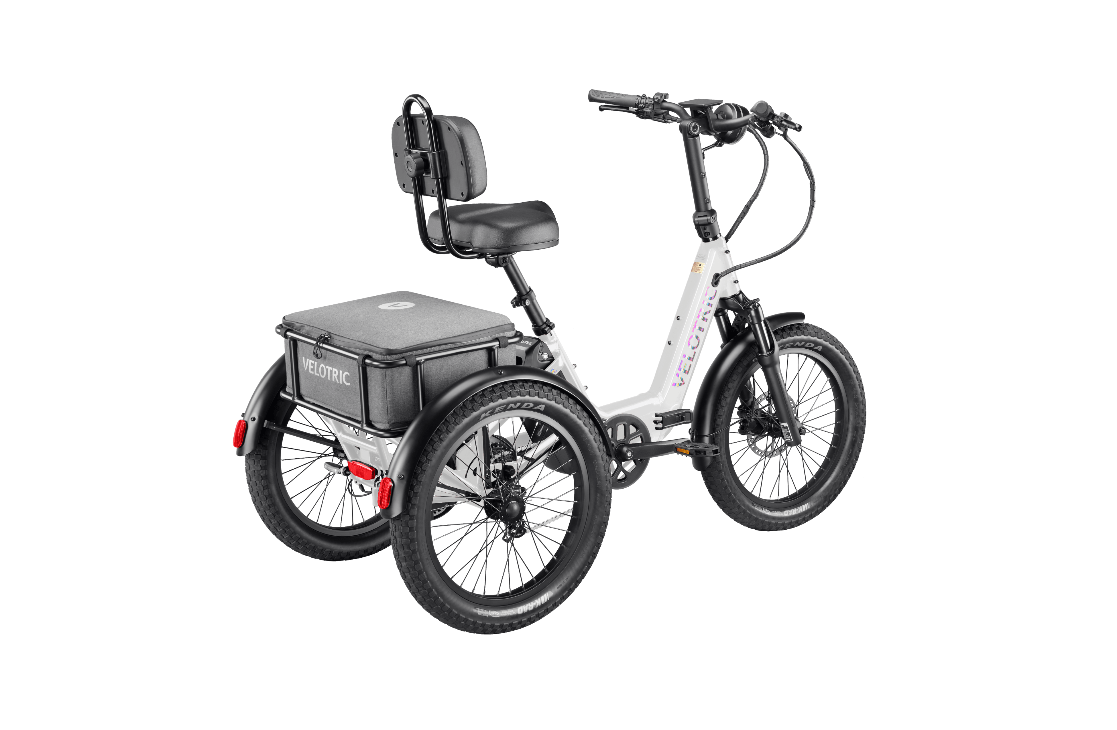 eTrike Velotric Triker Product Image Pearl White 4
