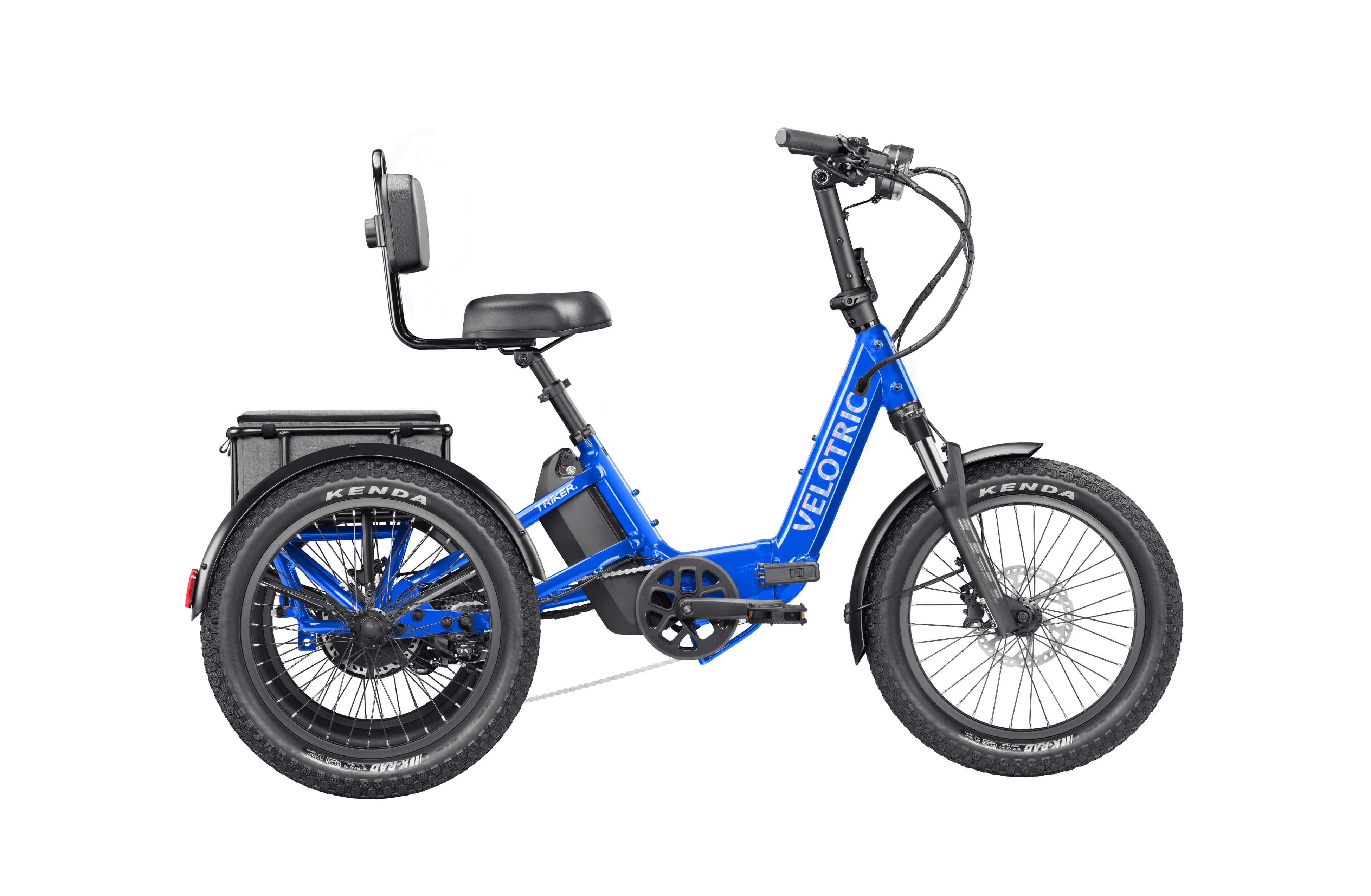 eTrike Velotric Triker Product Image Electric Blue 2