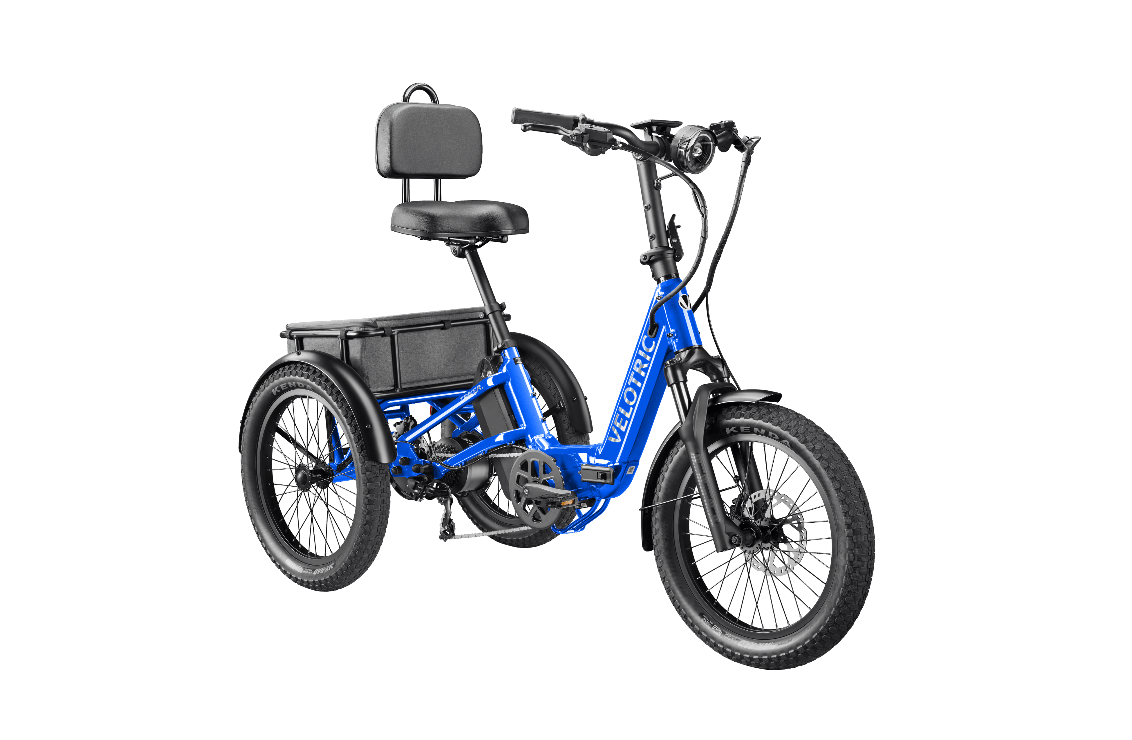 eTrike Velotric Triker Product Image Electric Blue 3
