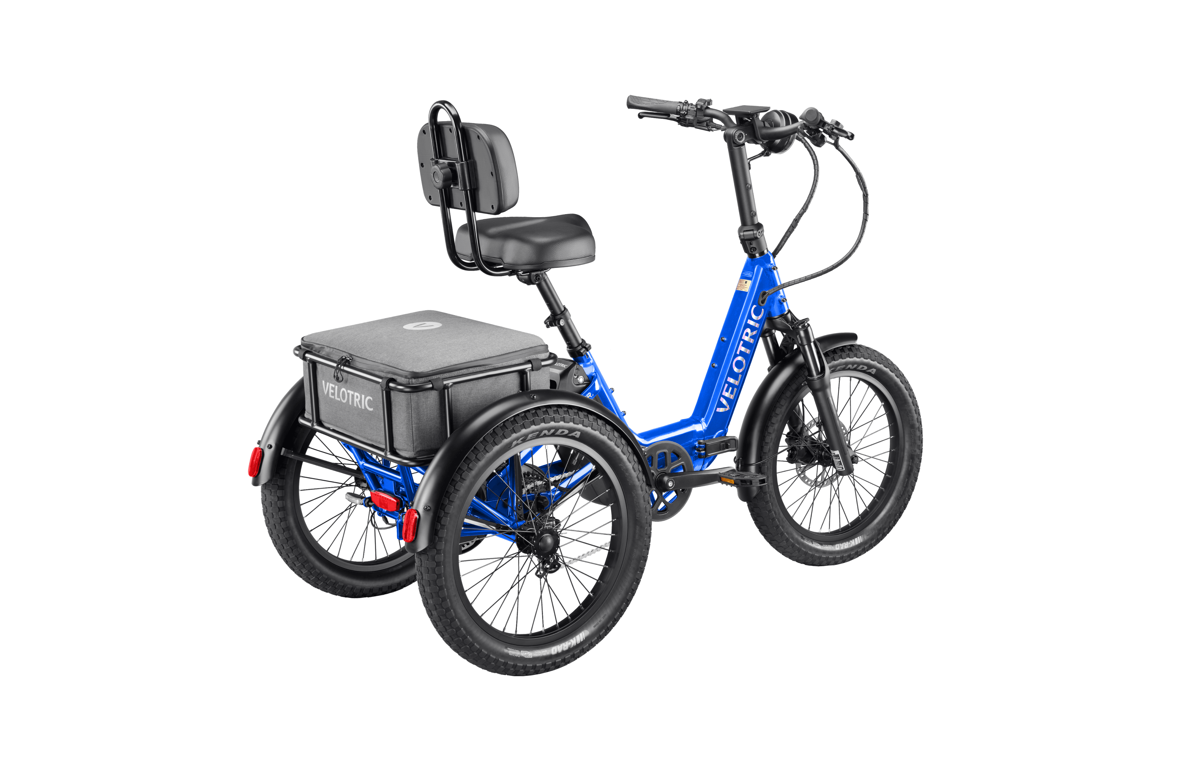 eTrike Velotric Triker Product Image Electric Blue 4