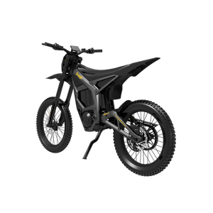 Side view of a black Freego Nova 5 eBike showing its frame, wheels, and battery compartment against a plain background.