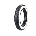 eBike Tire - 20x4 White Wall Snake Skin Tread