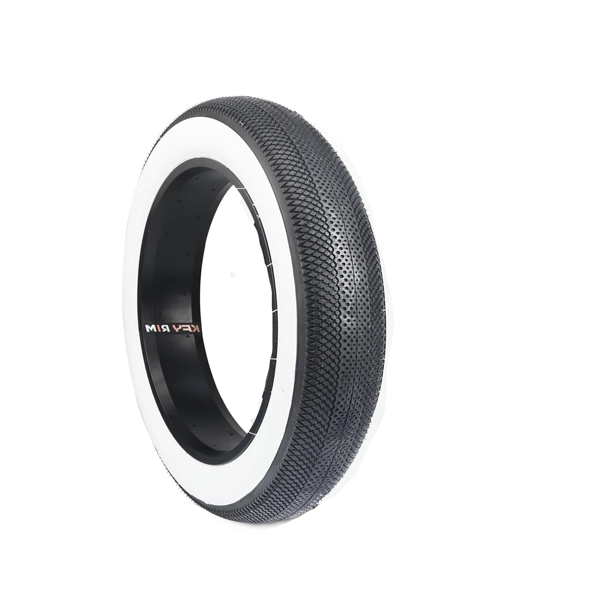 eBike Tire - 20x4 White Wall Lizard Skin Tread