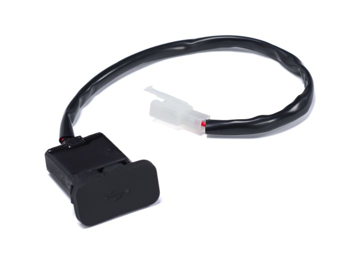 Product image of the eBike EBOX USB A and C charger port designed for Dragster models, showing the charging port with both USB-A and USB-C connectors.