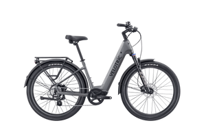 Velotric Discover 2 eBike in Stone Gray, side view, against a white background