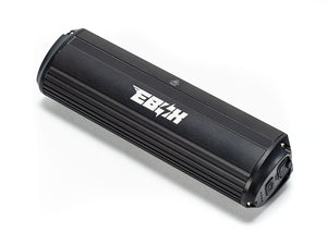 Front view of the eMOTO EBOX Dawn Headlight, showing its compact rectangular design with a clear lens and integrated mounting bracket.
