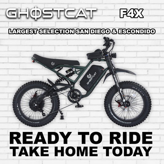 GhostCat F4X - Army Green - Ready to Ride -- Ready to Ride graphic