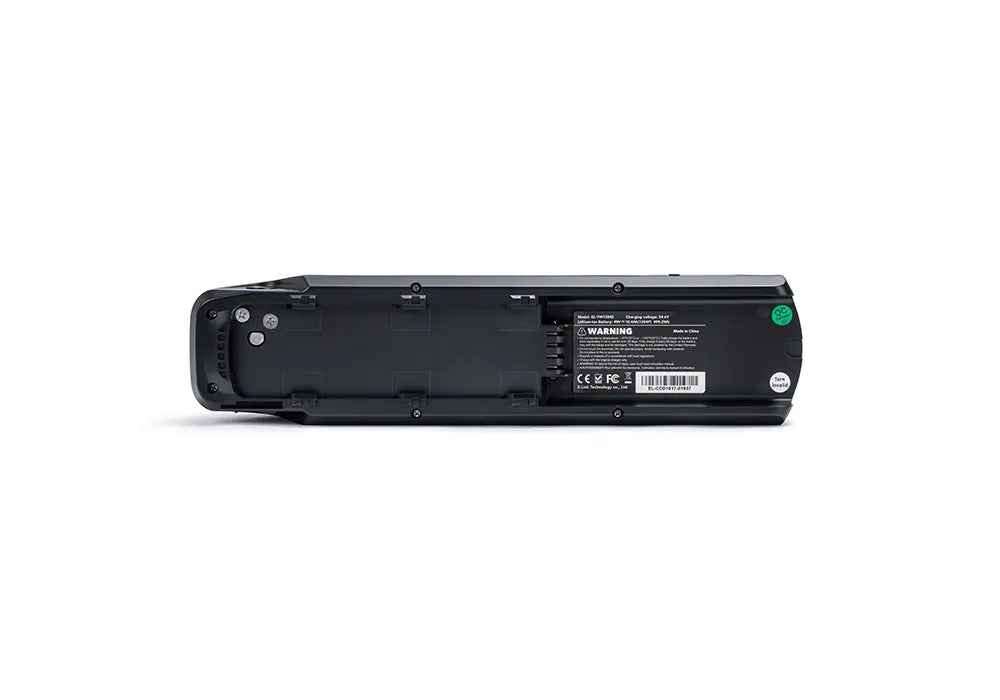 Macfox X1S M16 Dual Battery Upgrade Kit displayed with two batteries and connection cables on a white background.