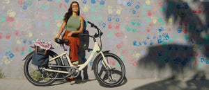 Gray Blix Sol X Step Over electric beach cruiser eBike with 750W motor, commuter style, product image