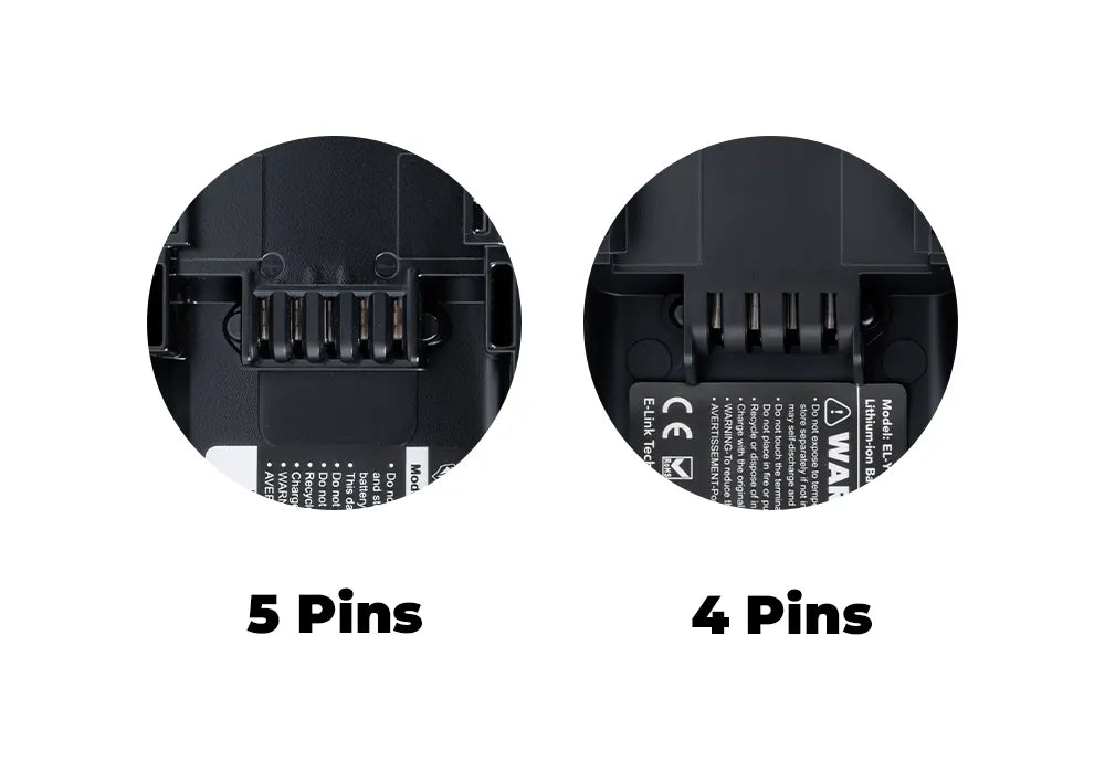 Macfox X1S M16 Dual Battery Upgrade Kit displayed with two batteries and connection cables on a white background.