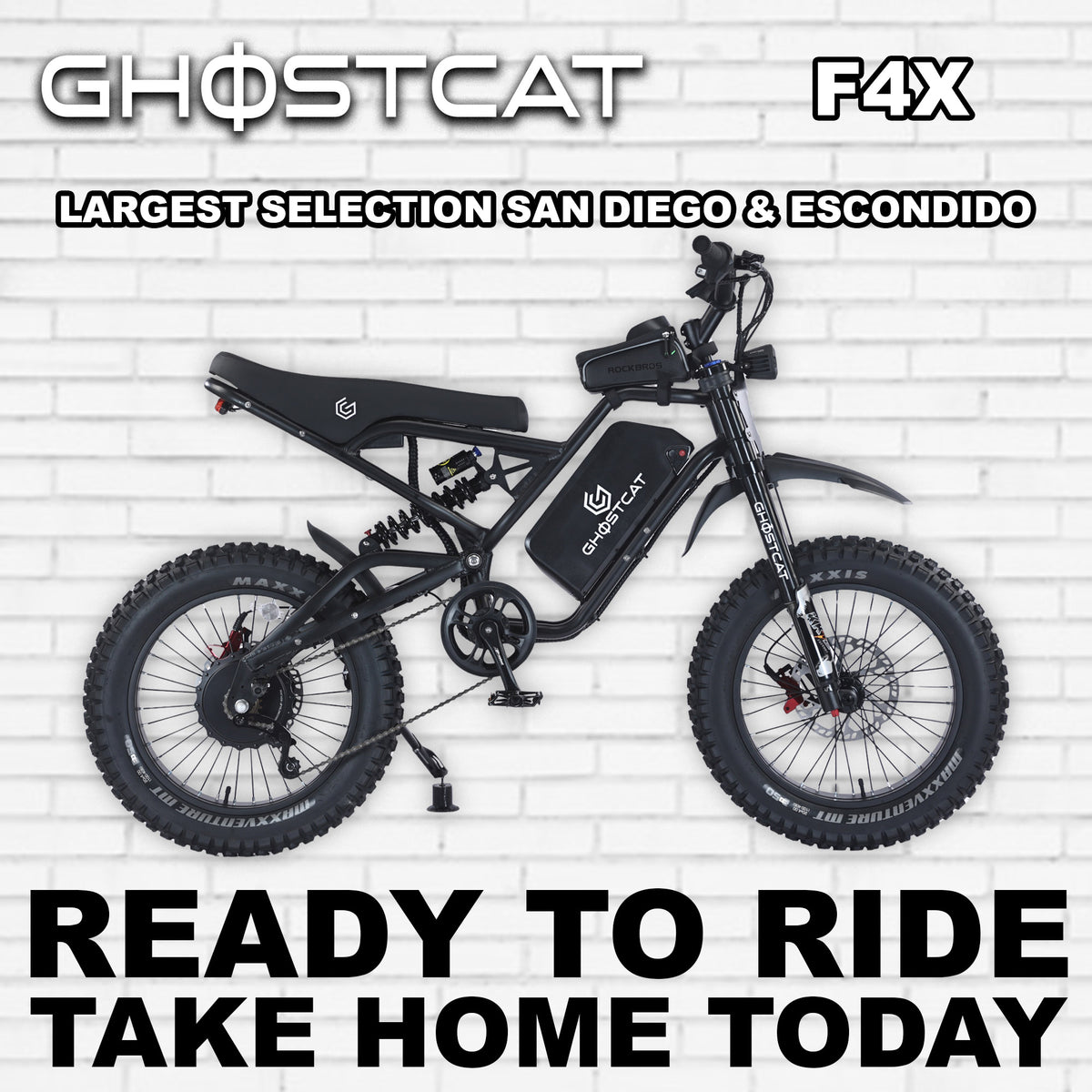 GhostCat F4X - Blackout - Ready to Ride -- Ready to Ride graphic