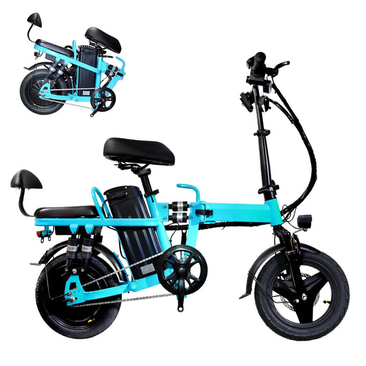 eBike Alilife A9 Happy Folding Bike - Blue - In Box