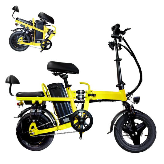 eBike Alilife A9 Happy Folding Bike - Yellow - In Box