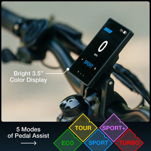 A black Lectric XPress Lite electric bike shown from a side angle, highlighting its lightweight frame, step-through design, and compact wheels.
