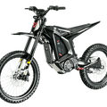 Arctic Leopard XE Pro electric dirt bike with 168 kW power, 100 km/h top speed, performance model released mid-May 2025, displayed at Super Shop.