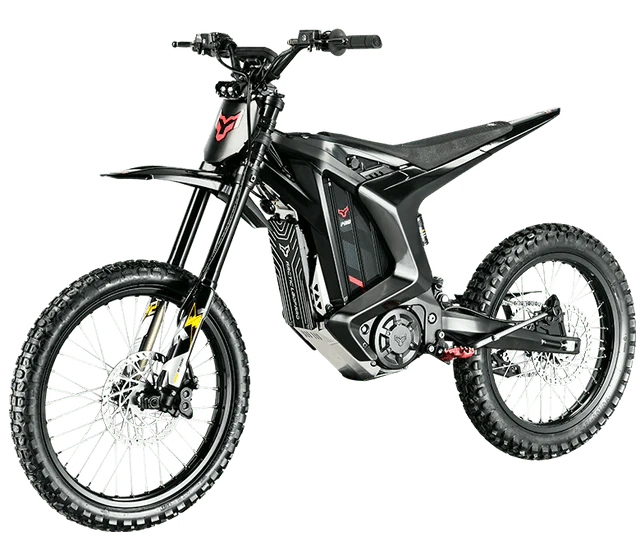 Arctic Leopard XE Pro electric dirt bike with 168 kW power, 100 km/h top speed, performance model released mid-May 2025, displayed at Super Shop.