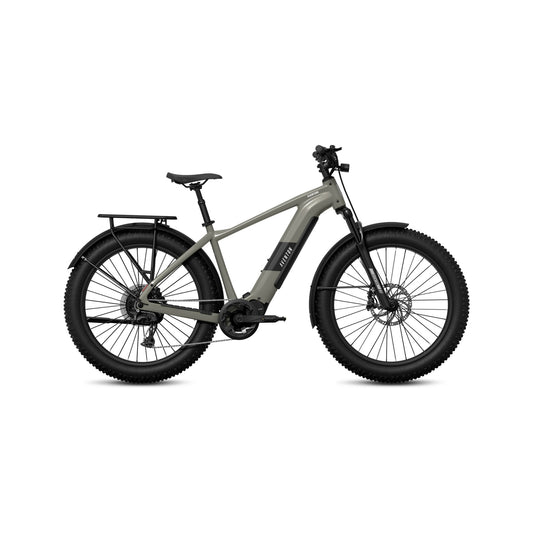 Aventon Aventure M electric bike in Basalt color, side view, displayed on a white background