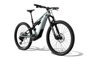 Aventon Current EXP electric bike in Glacier Mint color, side view, displayed on a white background