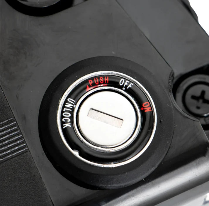48V 15AH Silverfish battery in a rectangular silver casing with black end caps, shown from a side angle against a plain background.