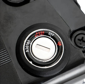 52V 17.5AH Silverfish battery with black and silver casing, side view showing battery terminals and handle