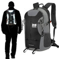Black Reflective Commuter Bike Backpack | Riderbag Reflektor35